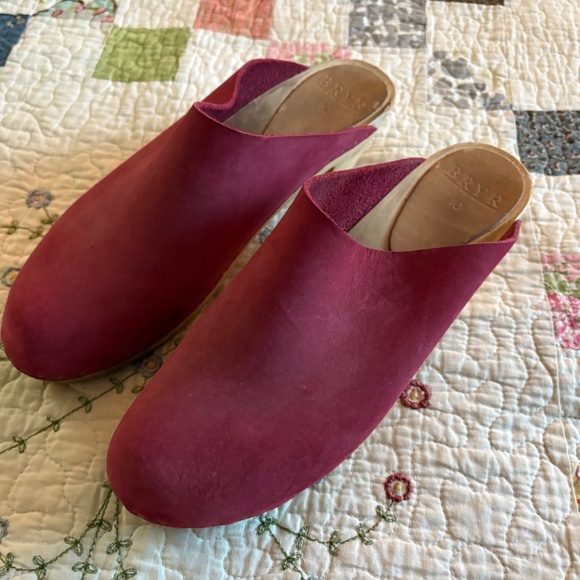 Bryr clog pink mid heel size 10 - Picture 2 of 4